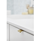 Greep edge straight ba20 l40 alu geborsteld goud